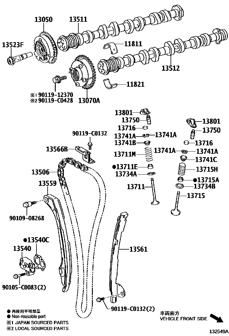1302 — CAMSHAFT & VALVE