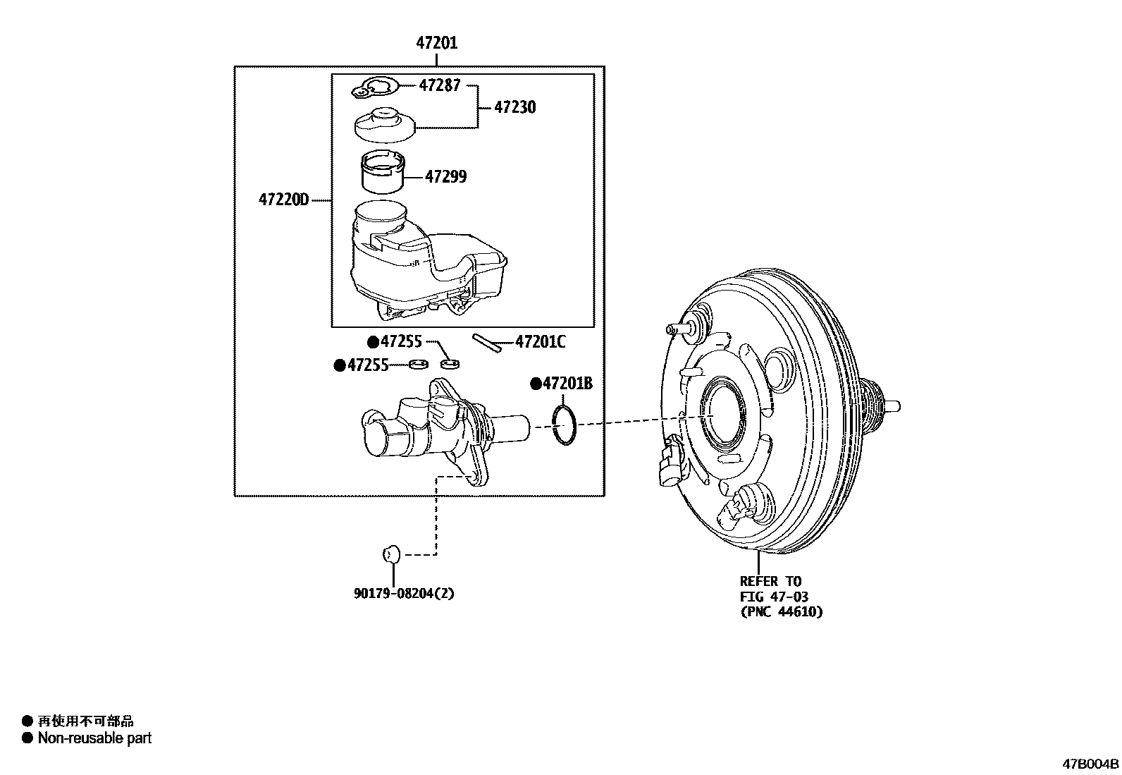 4702 — BRAKE MASTER CYLINDER