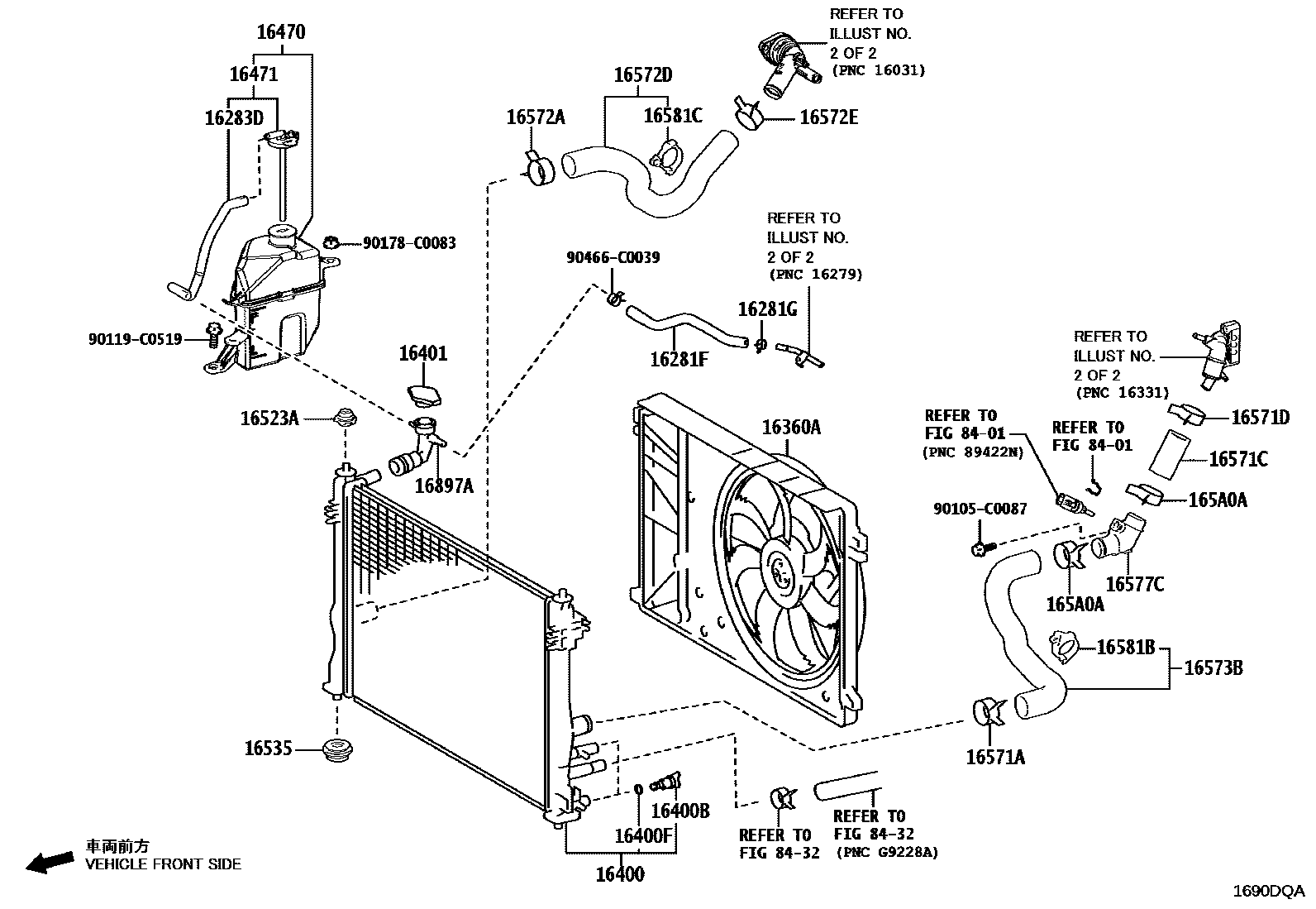 1603 — RADIATOR & WATER OUTLET