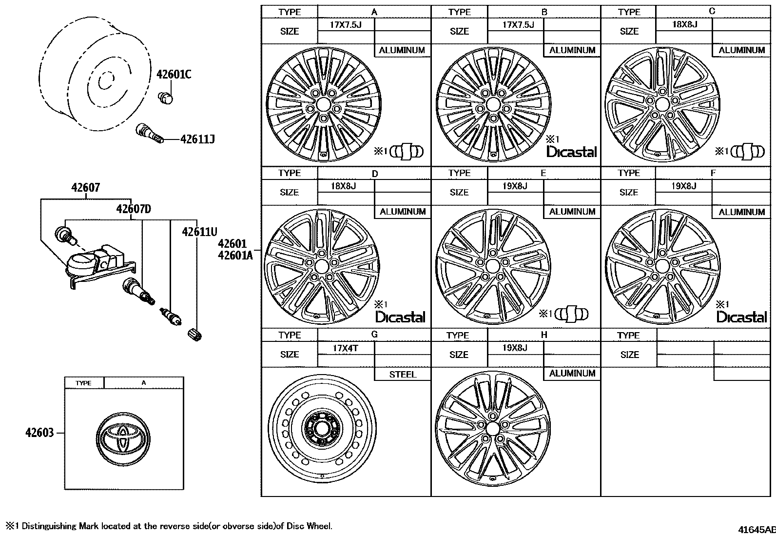 4103 — DISC WHEEL & WHEEL CAP