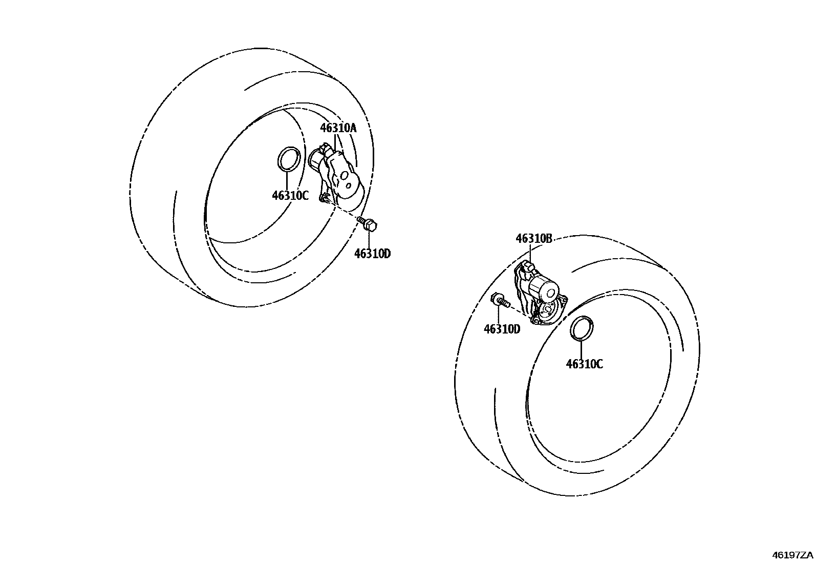 4601 — PARKING BRAKE & CABLE