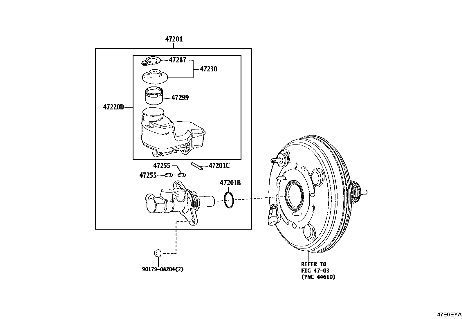 4702 — BRAKE MASTER CYLINDER
