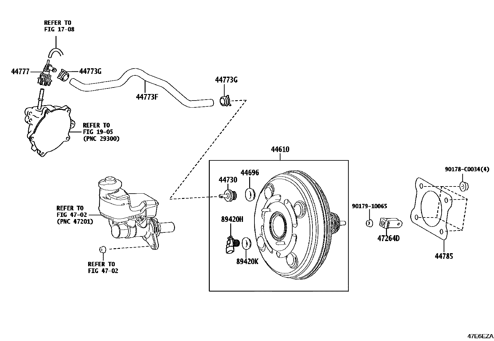 4703 — BRAKE BOOSTER & VACUUM TUBE