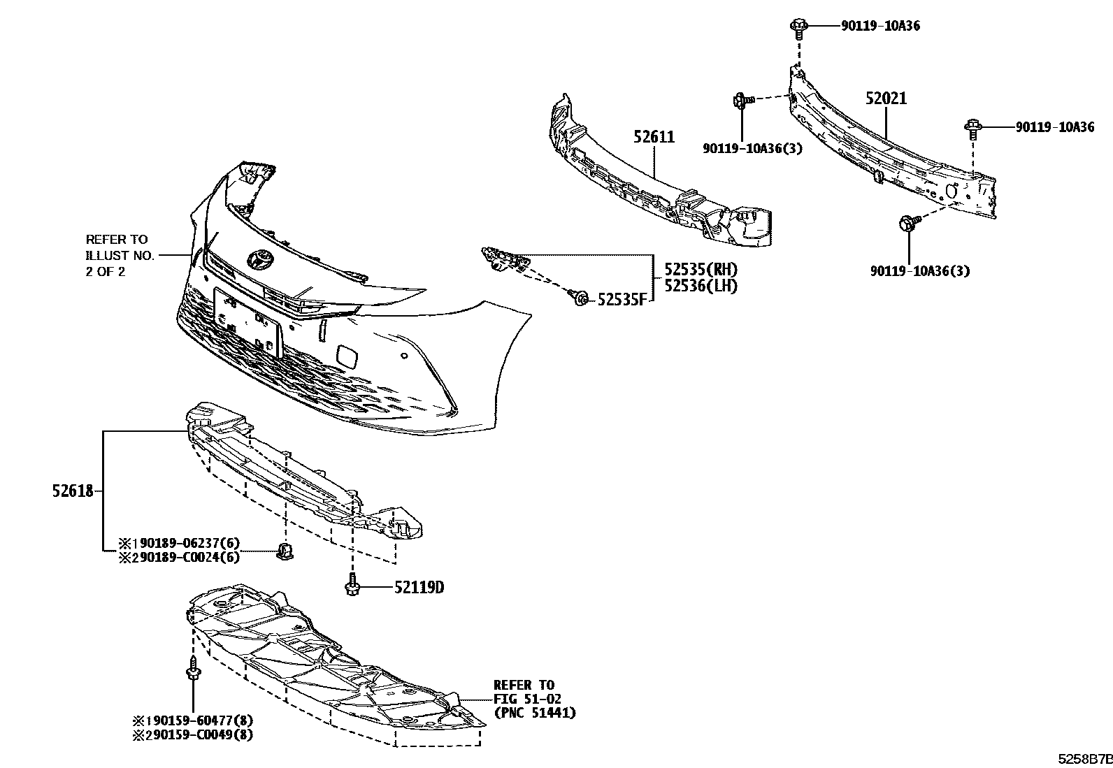 5201 — FRONT BUMPER & BUMPER STAY