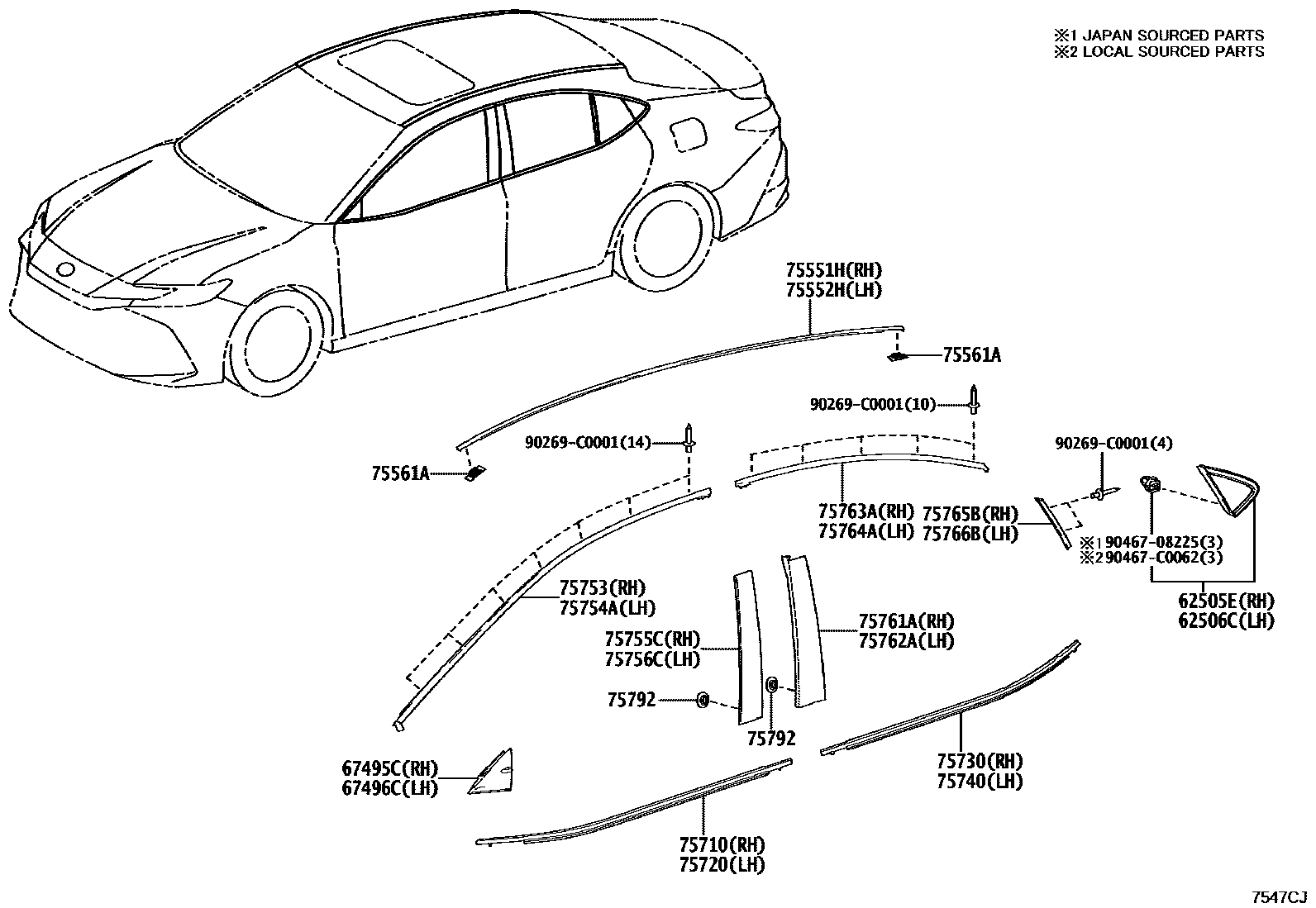 7503 — SIDE MOULDING