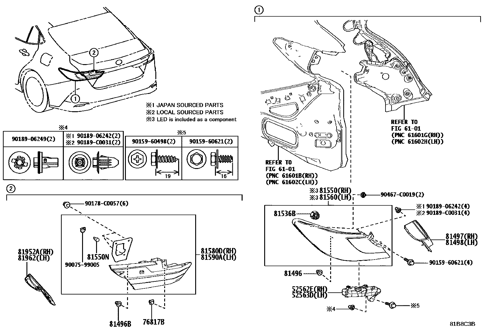 8111 — REAR COMBINATION LAMP