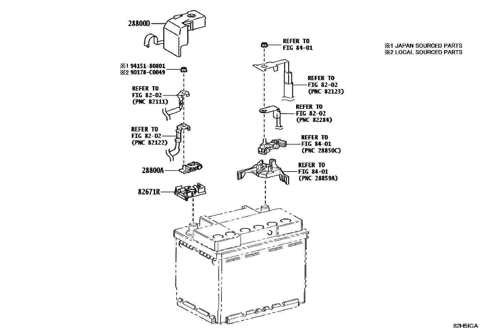 8201 — BATTERY & BATTERY CABLE