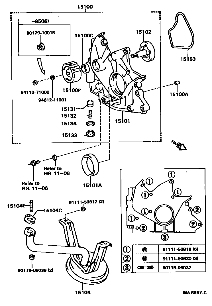 1501 — ENGINE OIL PUMP