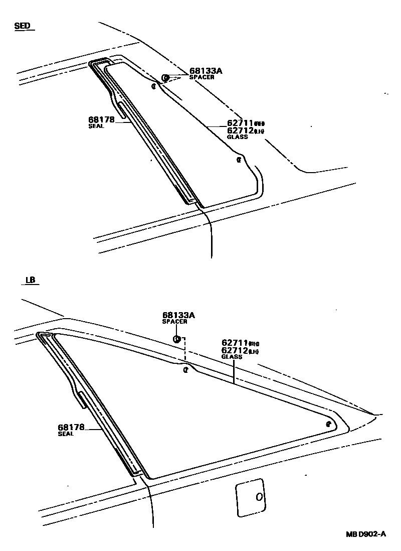 6103 — QUARTER WINDOW