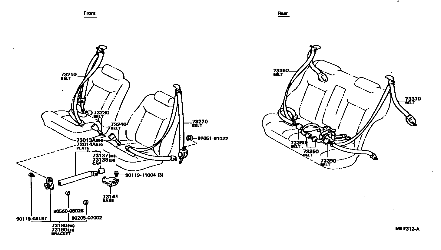 7104 — SEAT BELT & CHILD RESTRAINT SEAT