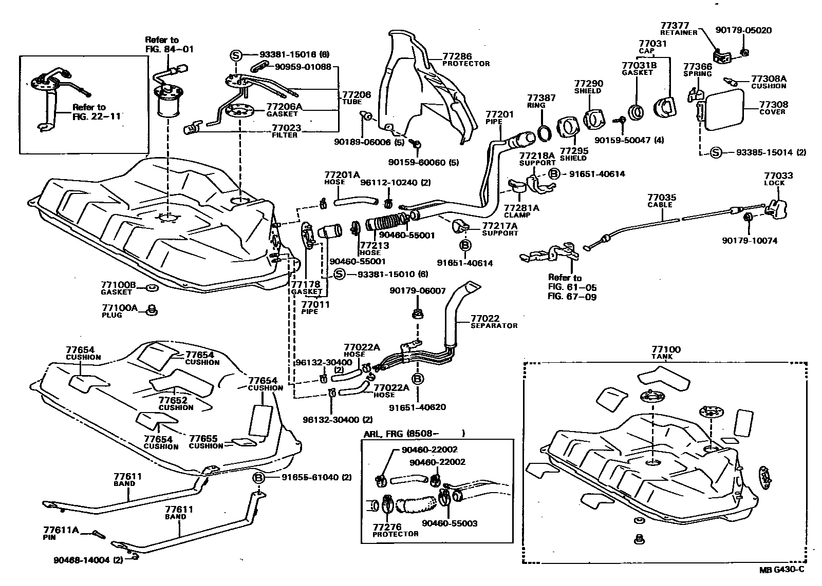 7701 — FUEL TANK & TUBE
