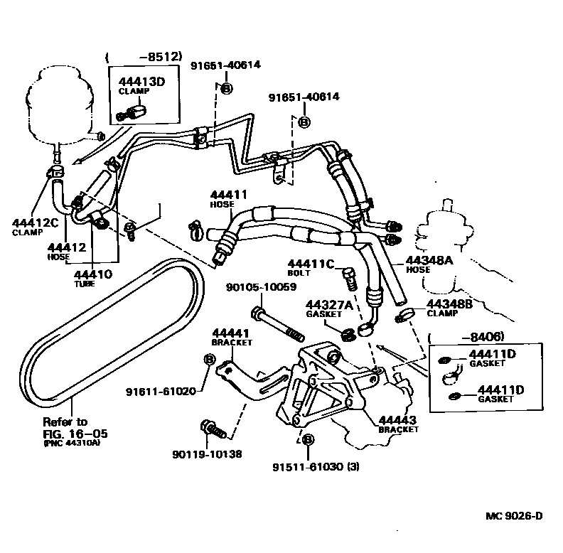 4503 — POWER STEERING TUBE