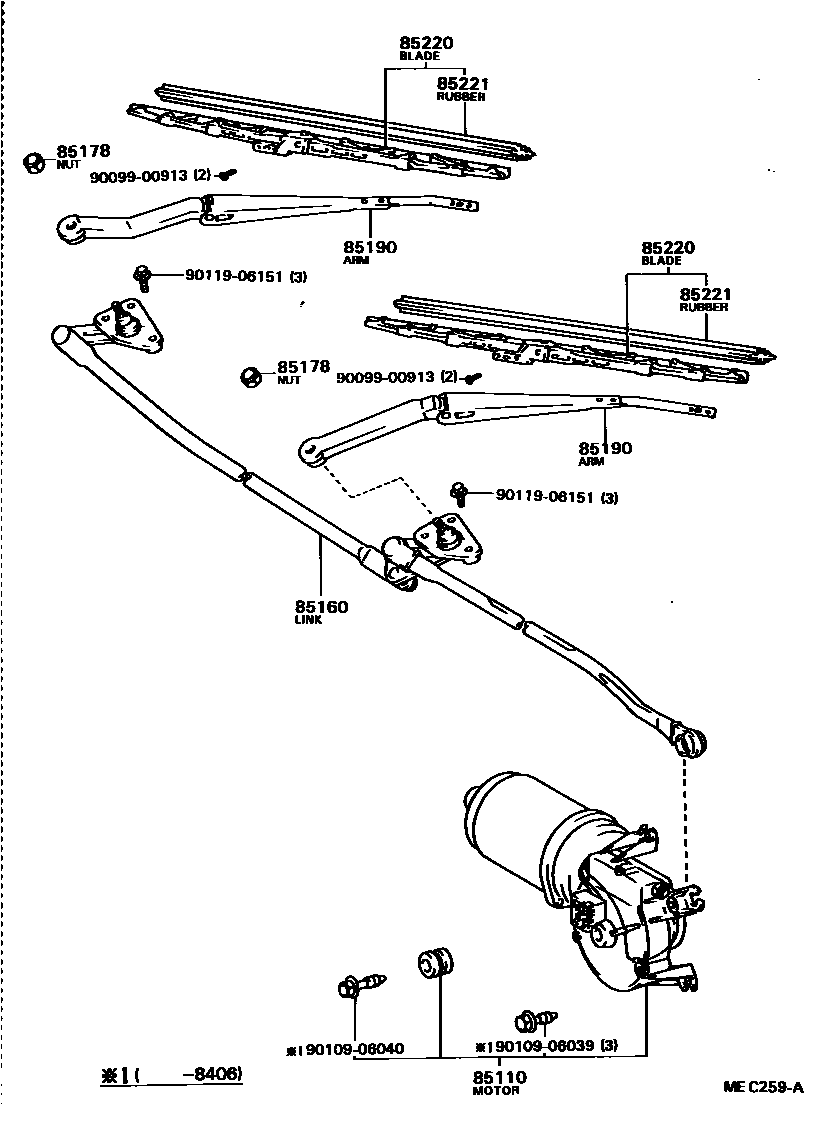 8501 — WINDSHIELD WIPER