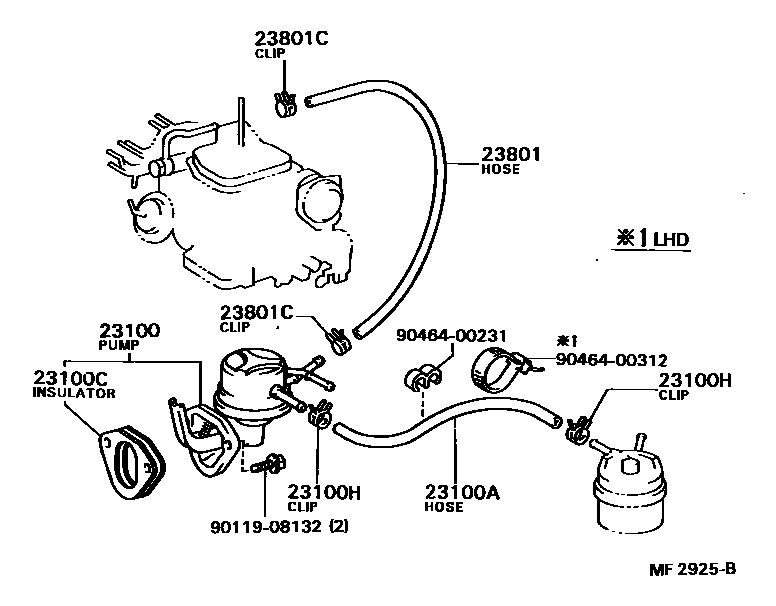 2301 — FUEL PUMP & PIPE
