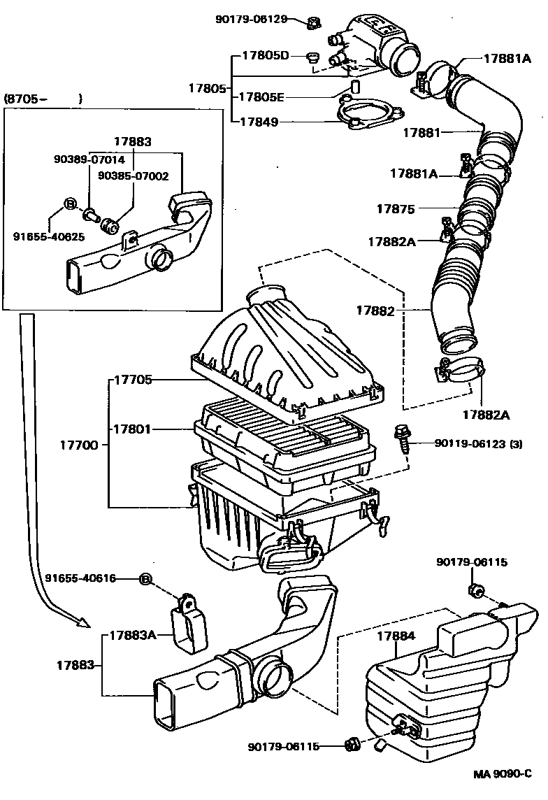 1703 — AIR CLEANER