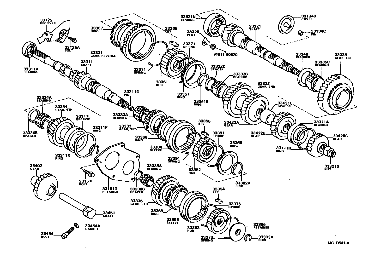 3305 — TRANSMISSION GEAR (MTM)