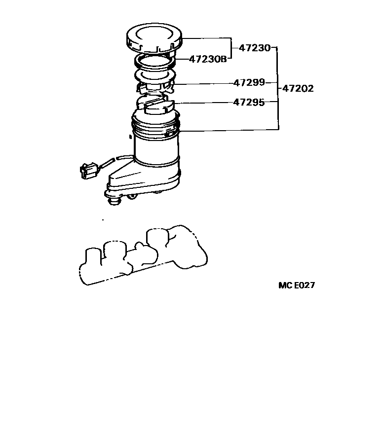4702 — BRAKE MASTER CYLINDER