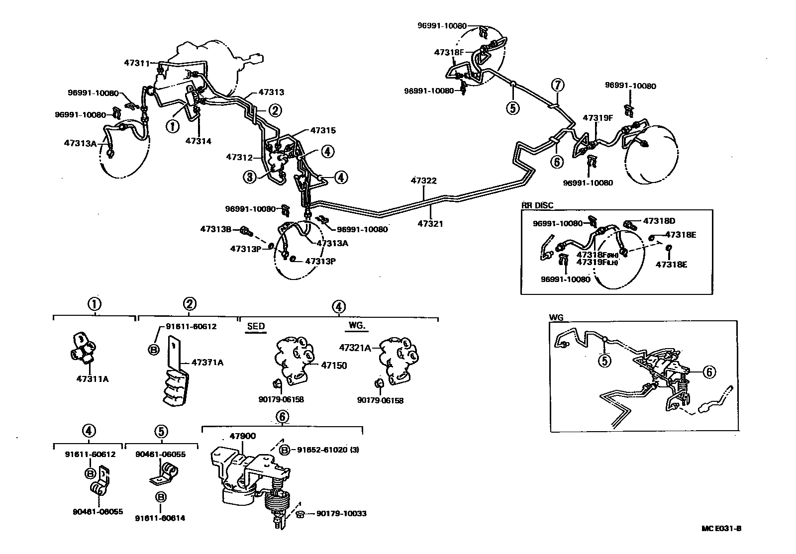 4708 — BRAKE TUBE & CLAMP