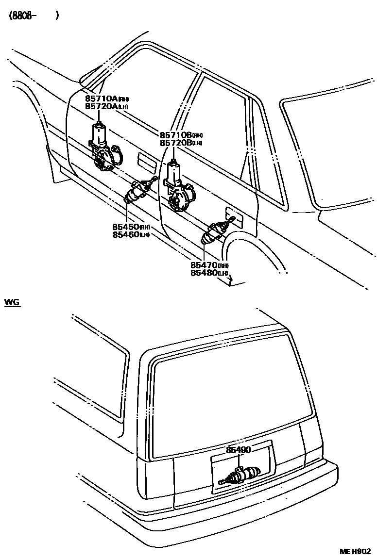 8511 — DOOR MOTOR & DOOR SOLENOID