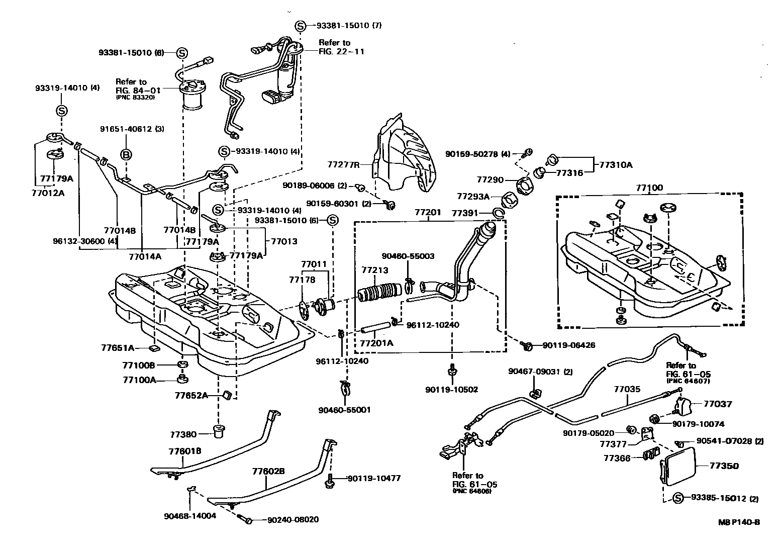 7701 — FUEL TANK & TUBE
