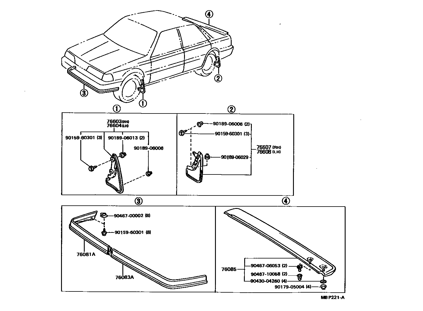 7601 — MUDGUARD & SPOILER