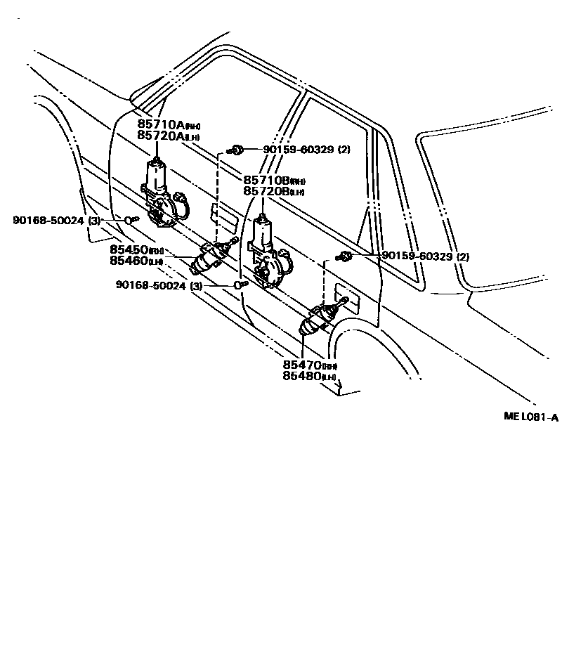 8511 — DOOR MOTOR & DOOR SOLENOID