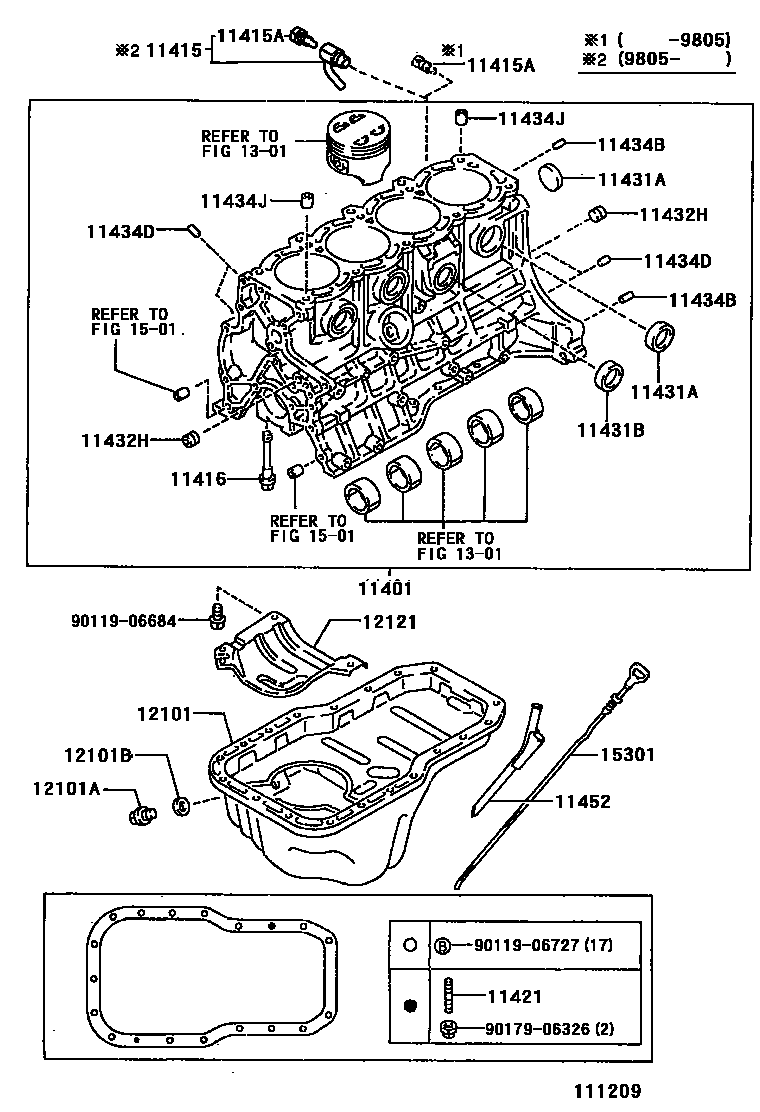 1105 — CYLINDER BLOCK