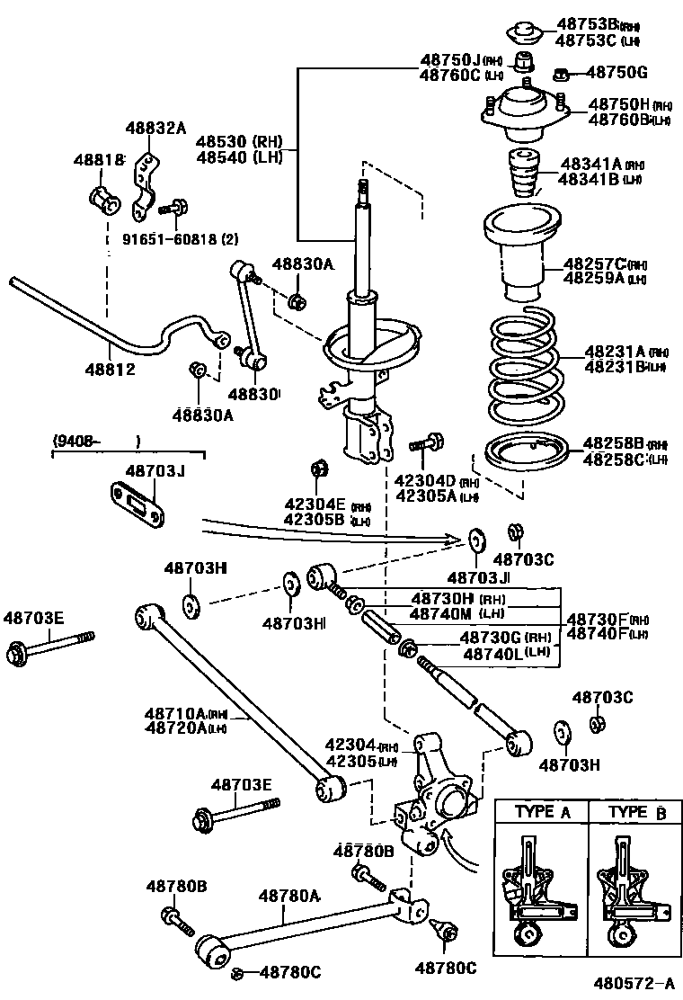 4804 — REAR SPRING & SHOCK ABSORBER