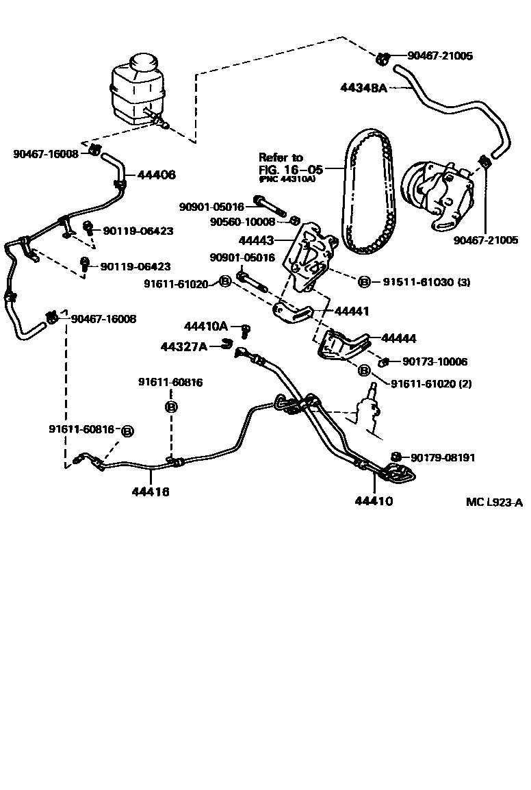 4503 — POWER STEERING TUBE