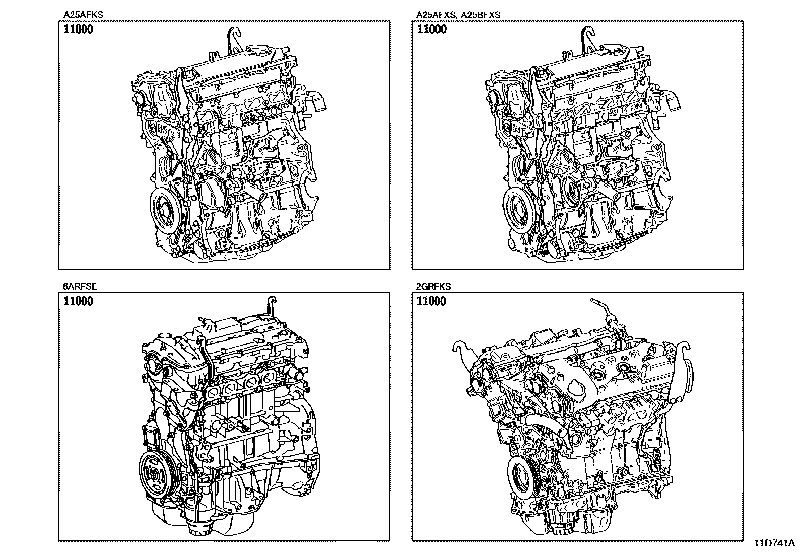 1101 — PARTIAL ENGINE ASSEMBLY