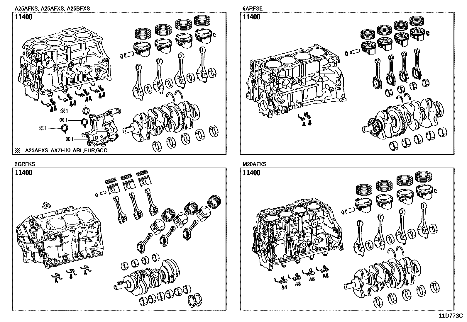 1102 — SHORT BLOCK ASSEMBLY