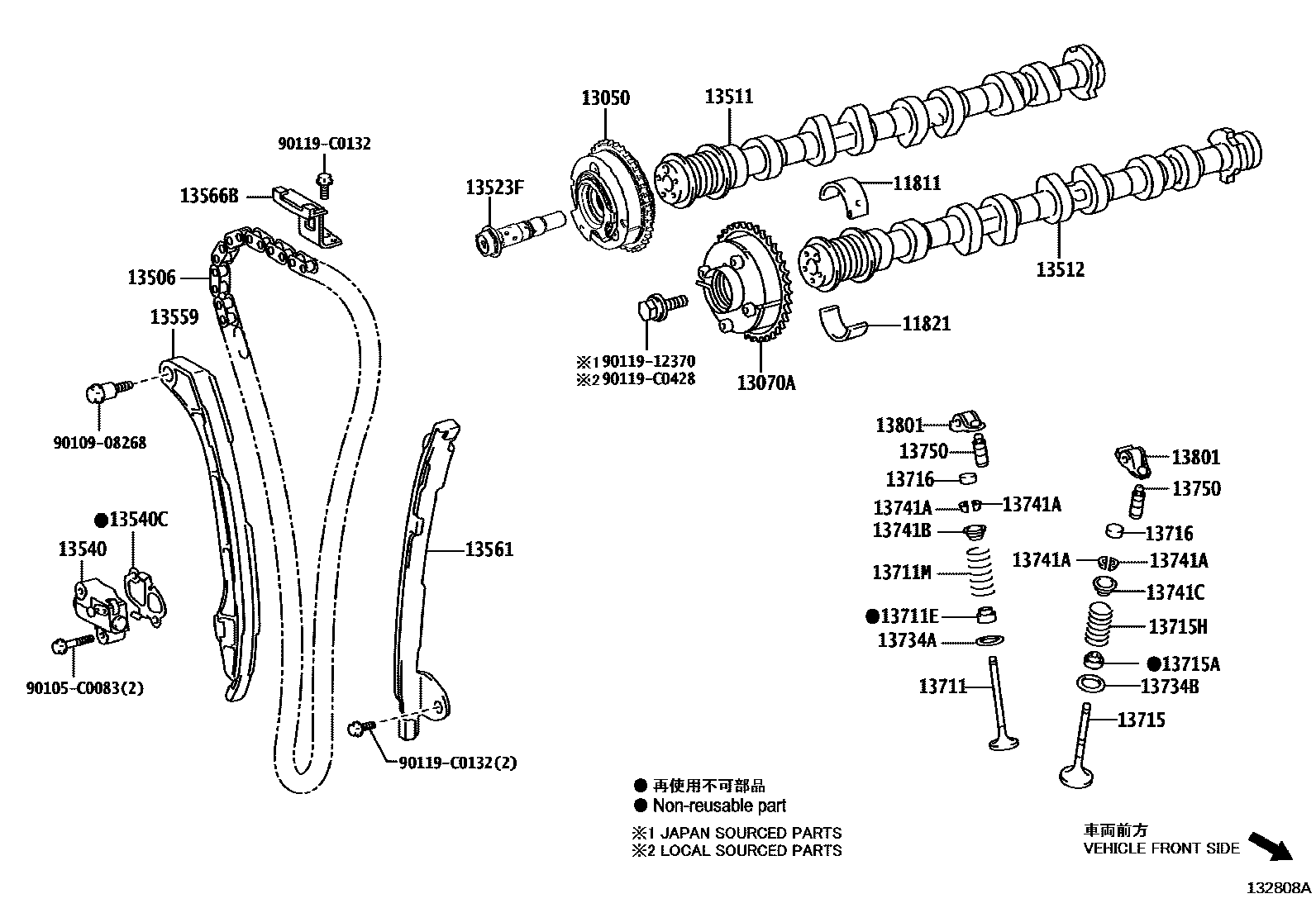 1302 — CAMSHAFT & VALVE