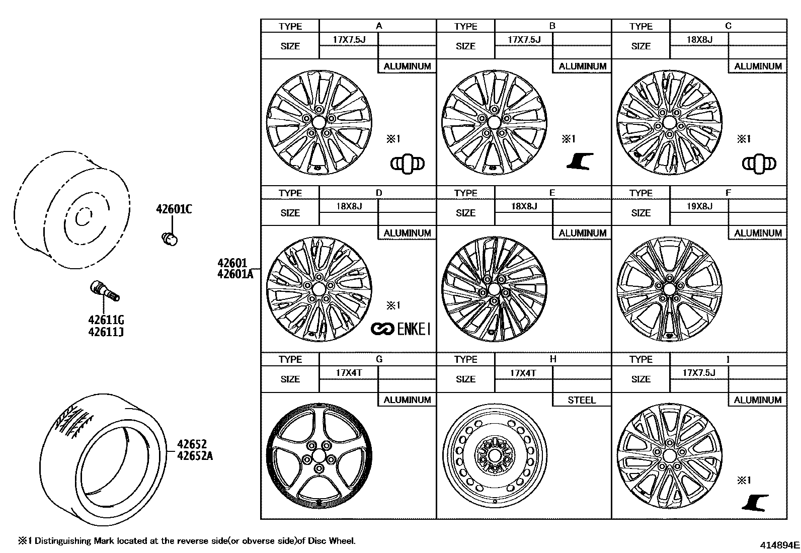 4103 — DISC WHEEL & WHEEL CAP