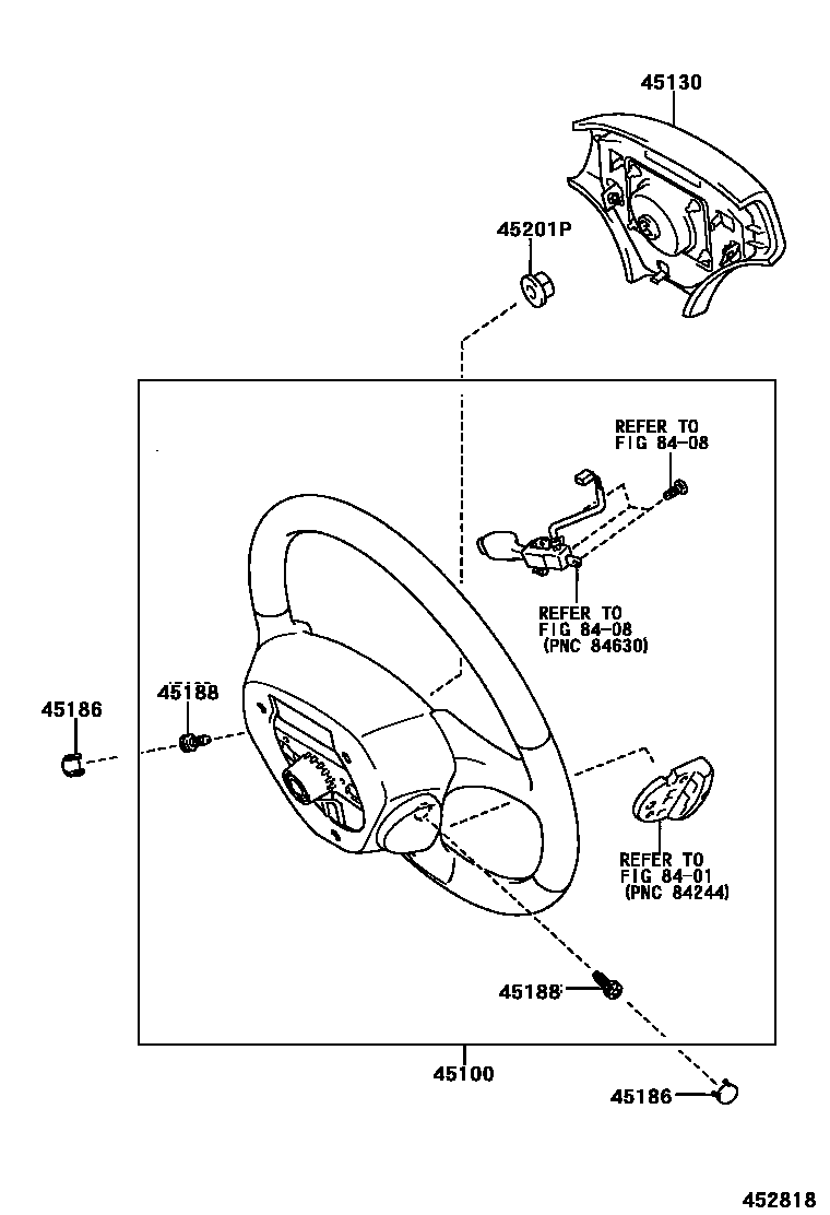 4504 — STEERING WHEEL