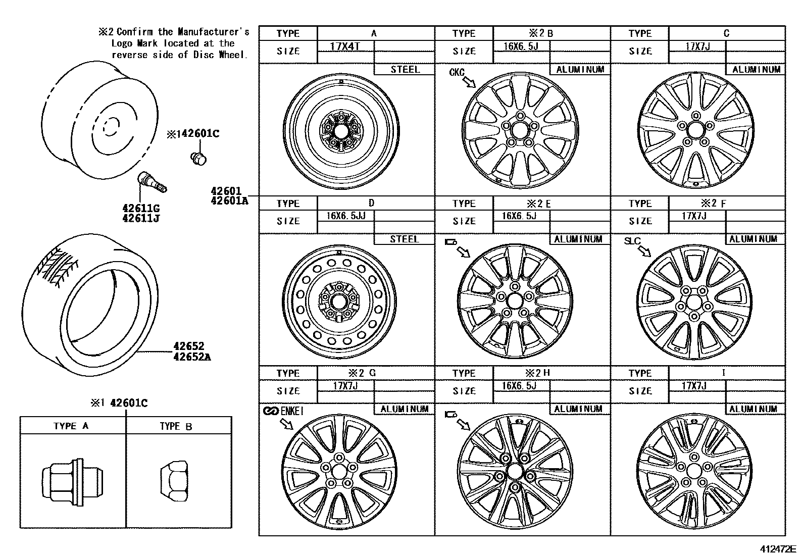 4103 — DISC WHEEL & WHEEL CAP