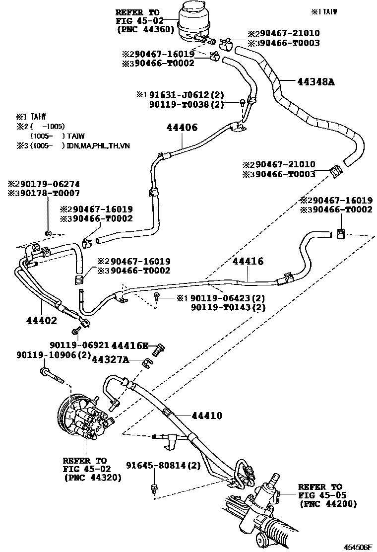 4503 — POWER STEERING TUBE