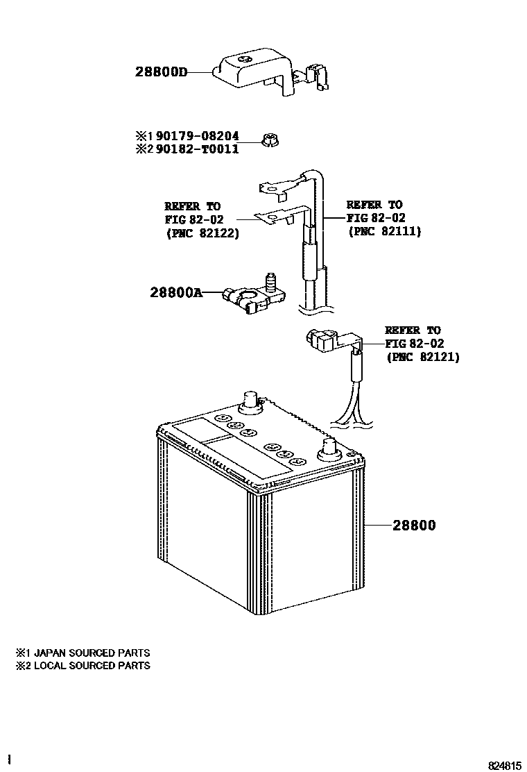 8201 — BATTERY & BATTERY CABLE