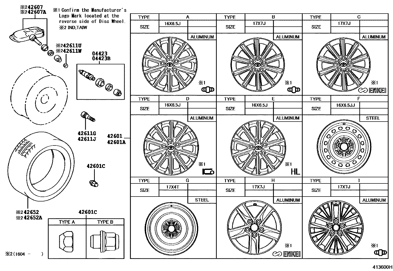 4103 — DISC WHEEL & WHEEL CAP