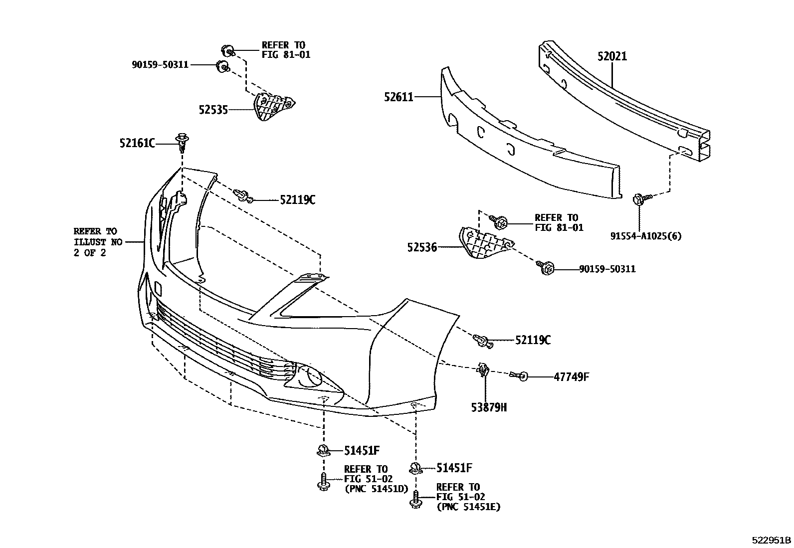 5201 — FRONT BUMPER & BUMPER STAY