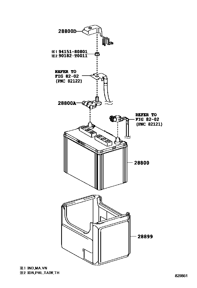 8201 — BATTERY & BATTERY CABLE