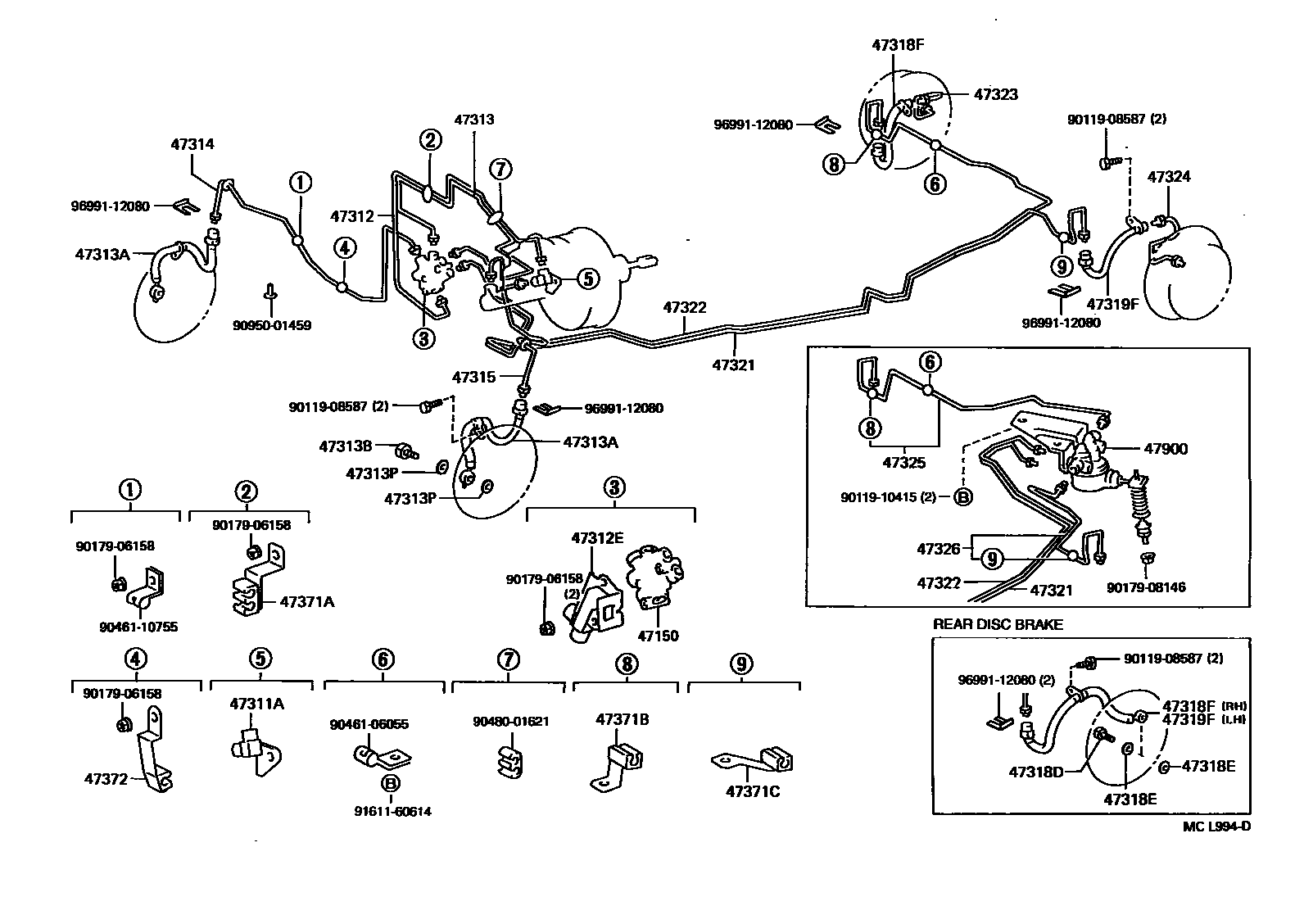 4708 — BRAKE TUBE & CLAMP