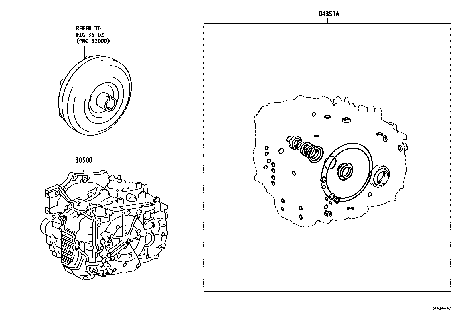3501 — TRANSAXLE OR TRANSMISSION ASSY & GASKET KIT (ATM)