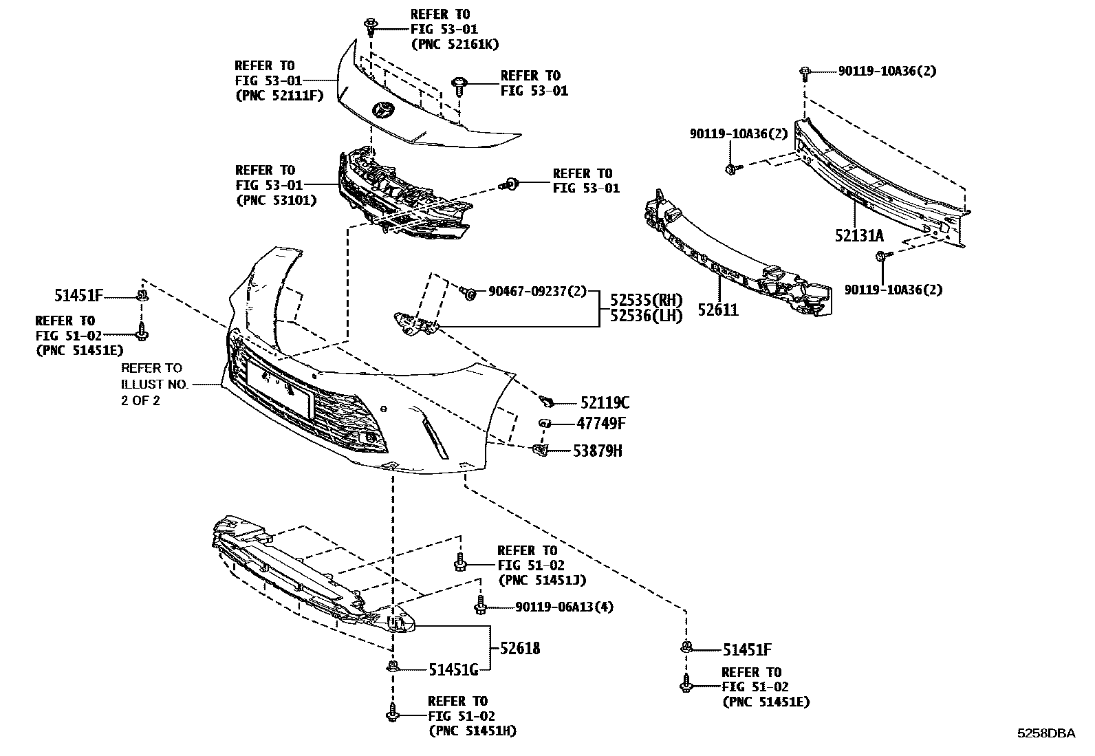 5201 — FRONT BUMPER & BUMPER STAY