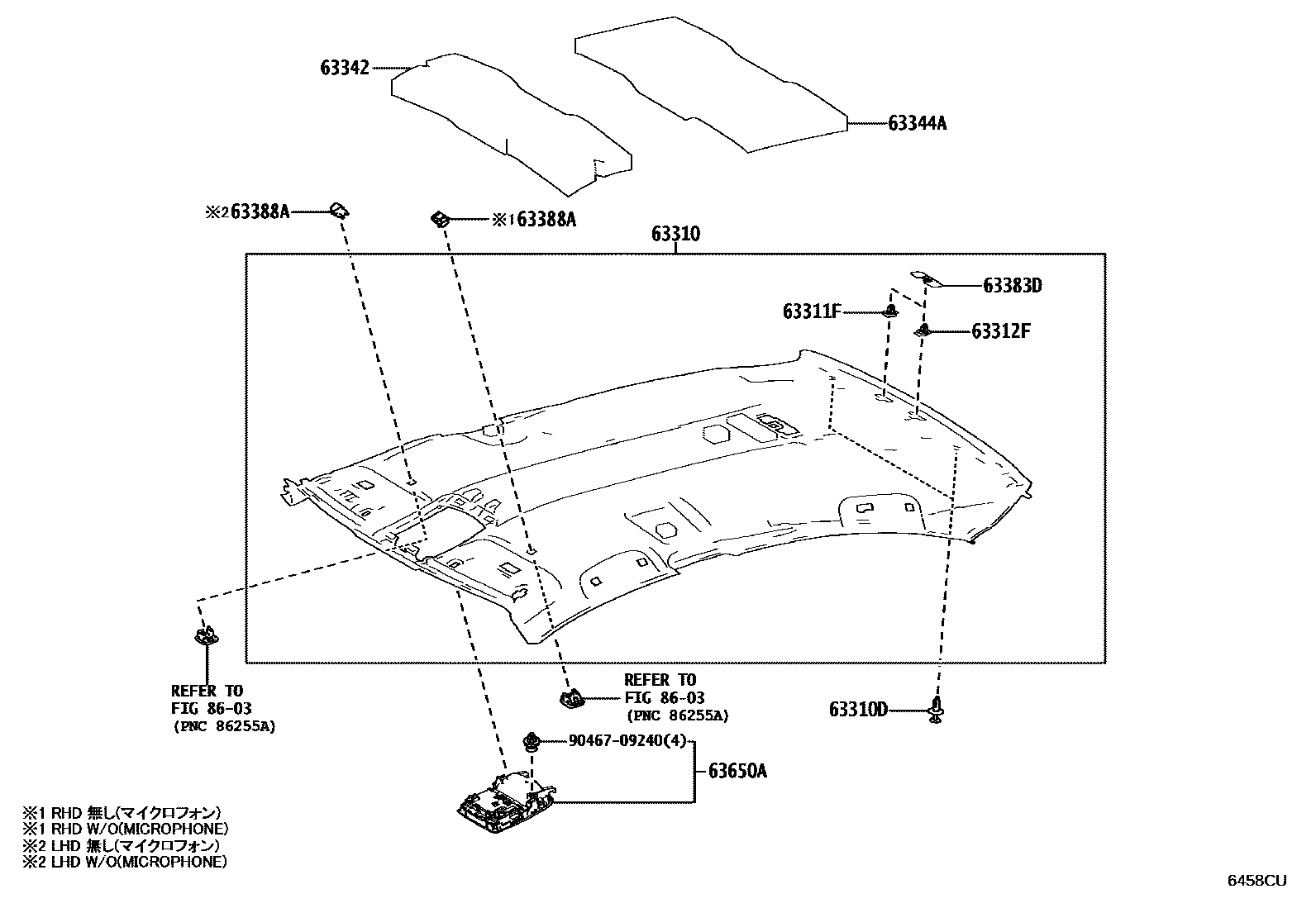 6402 — ROOF HEADLINING & SILENCER PAD