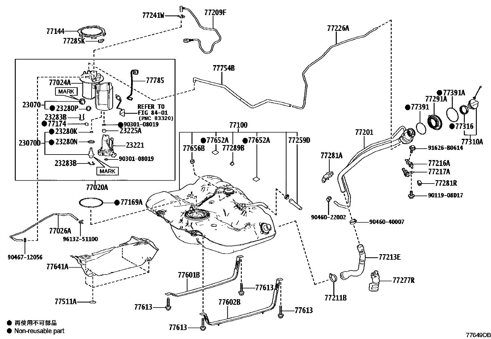7701 — FUEL TANK & TUBE