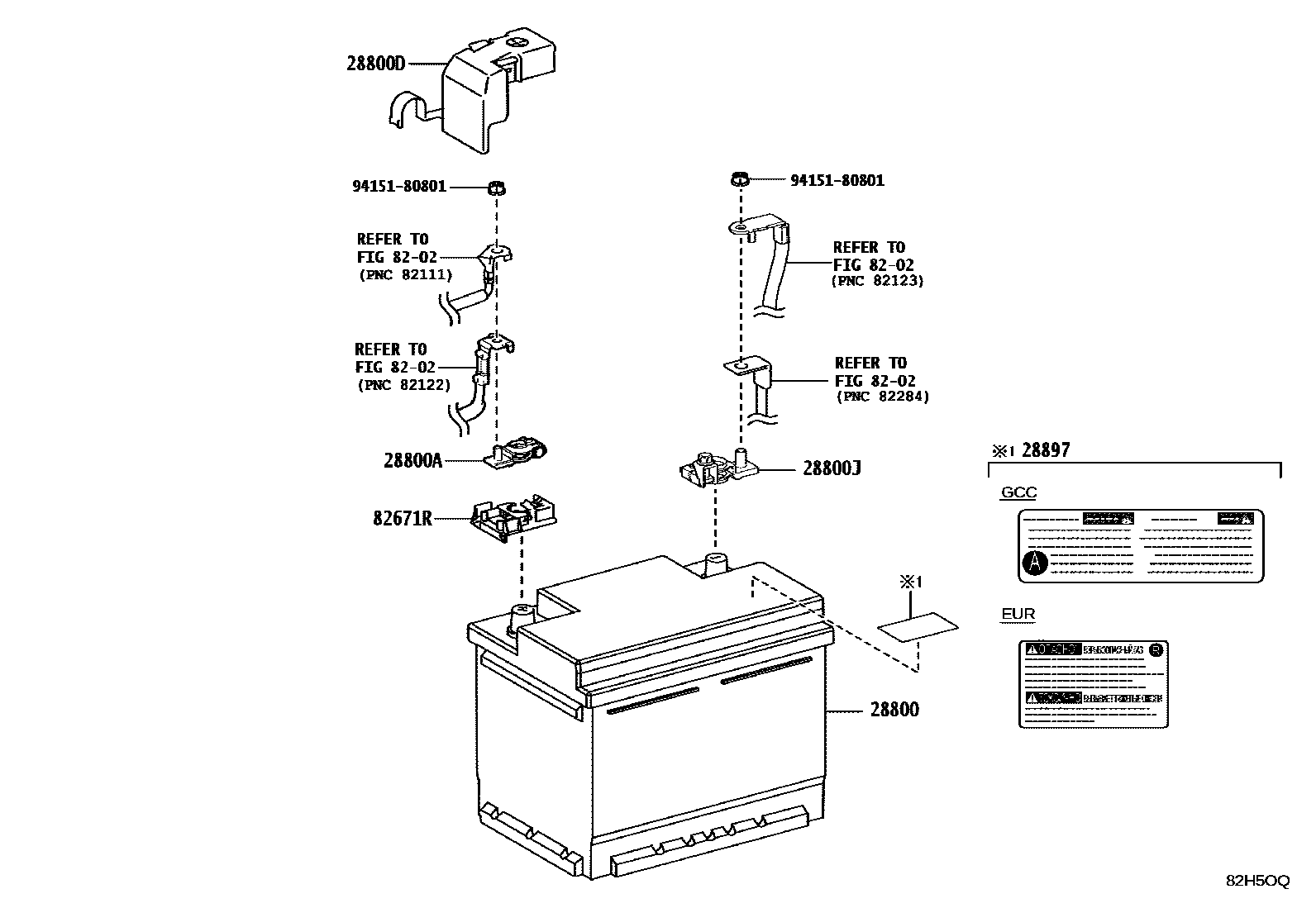 8201 — BATTERY & BATTERY CABLE