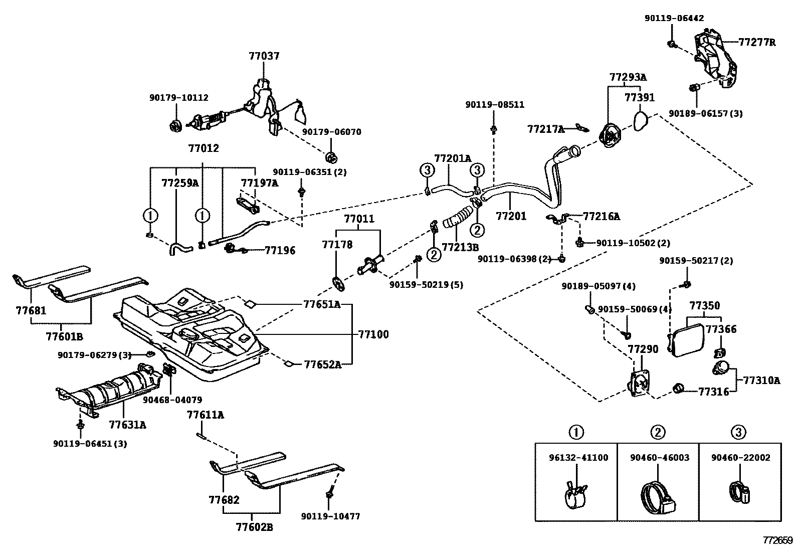 7701 — FUEL TANK & TUBE