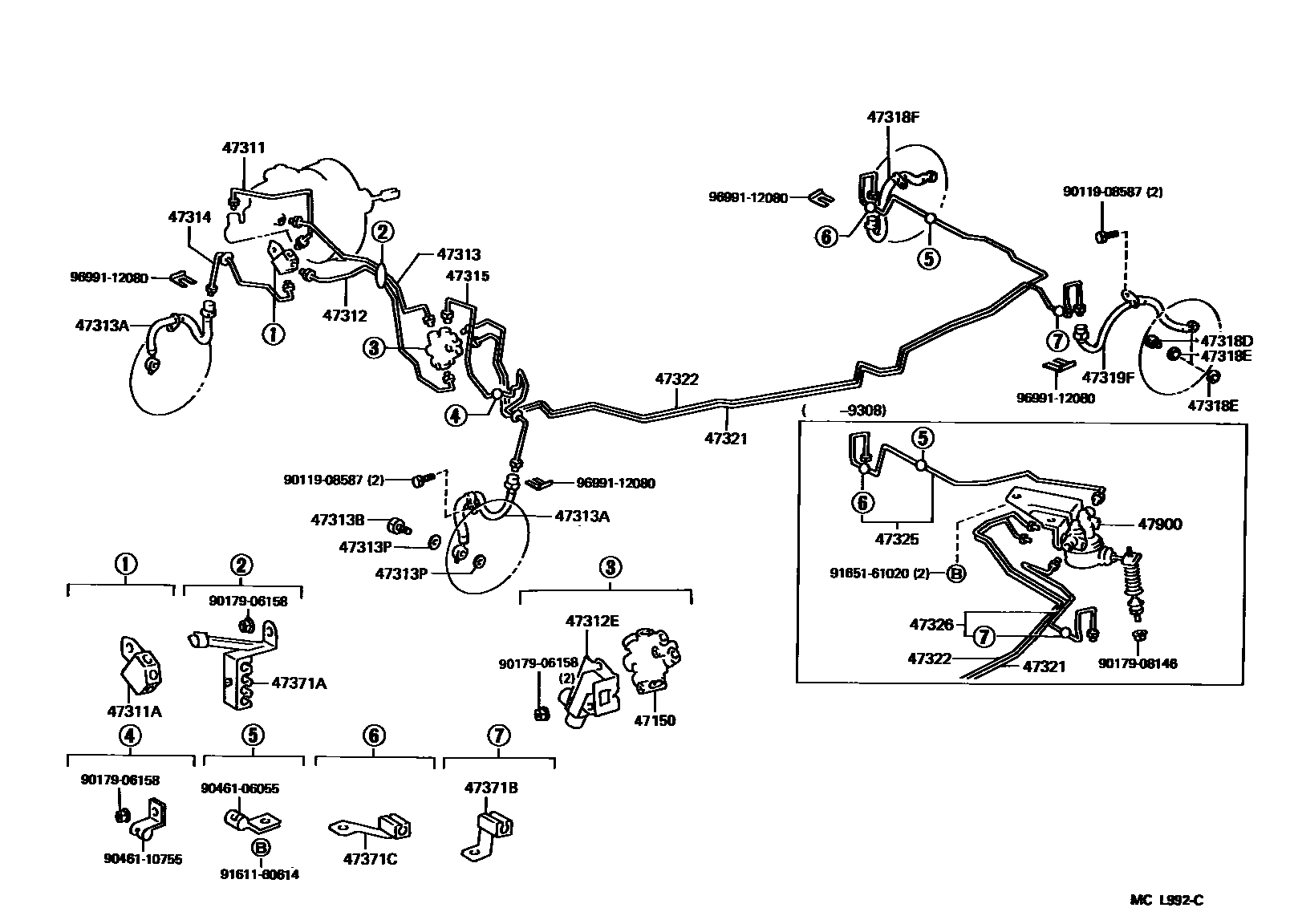 4708 — BRAKE TUBE & CLAMP