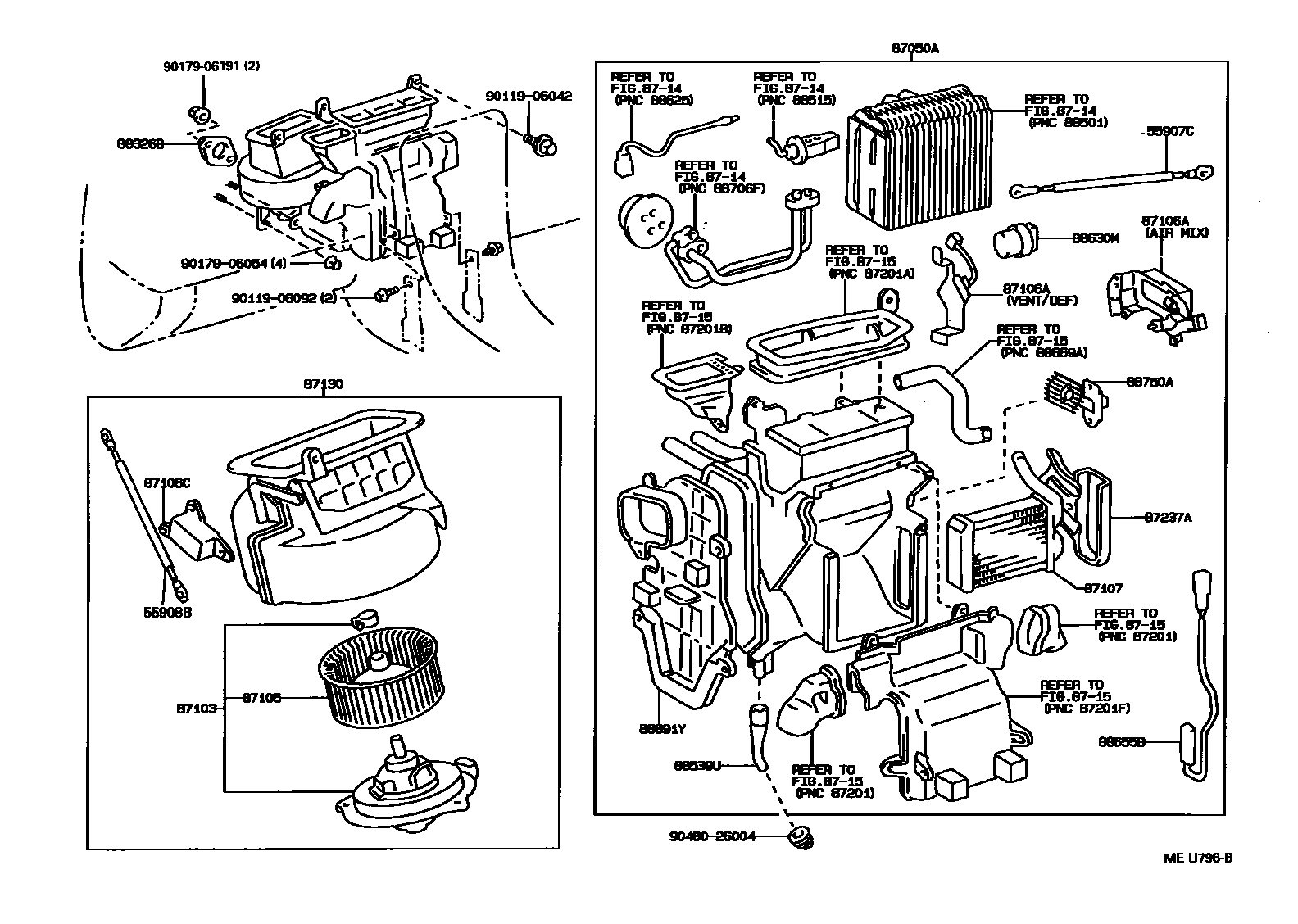 8712 — HEATING & AIR CONDITIONING - HEATER UNIT & BLOWER