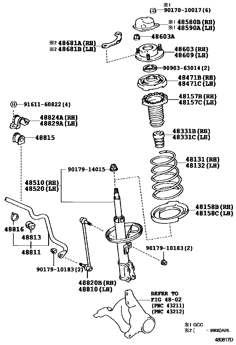 4803 — FRONT SPRING & SHOCK ABSORBER